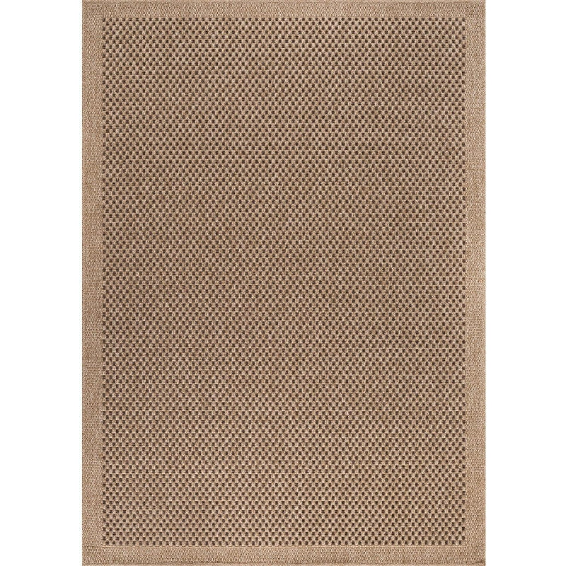 Boho Jute Indoor‑Outdoor Rug 4'x6' Natural