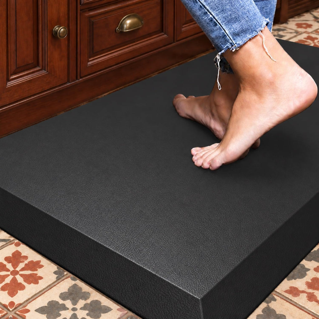 1" Extra‑Thick Anti‑Fatigue Standing Desk Kitchen Mat