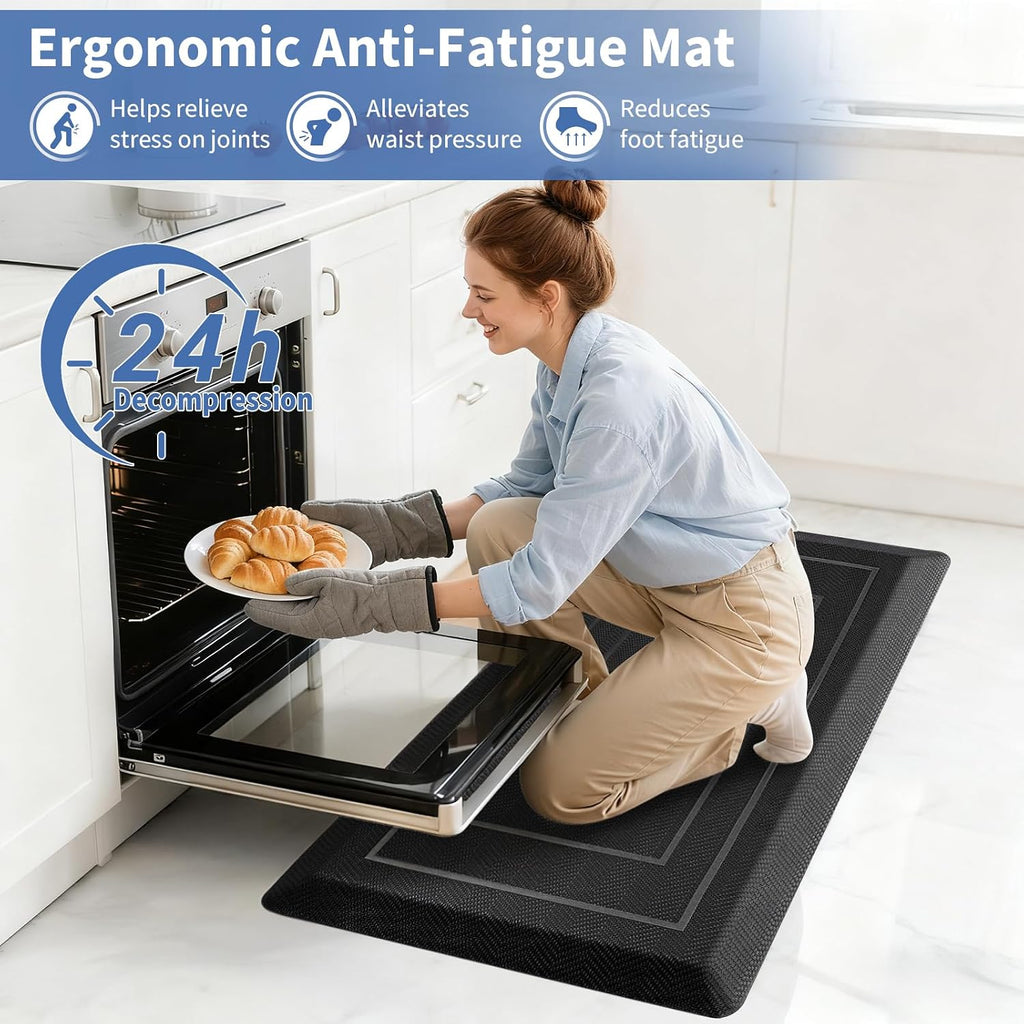 Thick Anti‑Fatigue Mat 20"x39" Black
