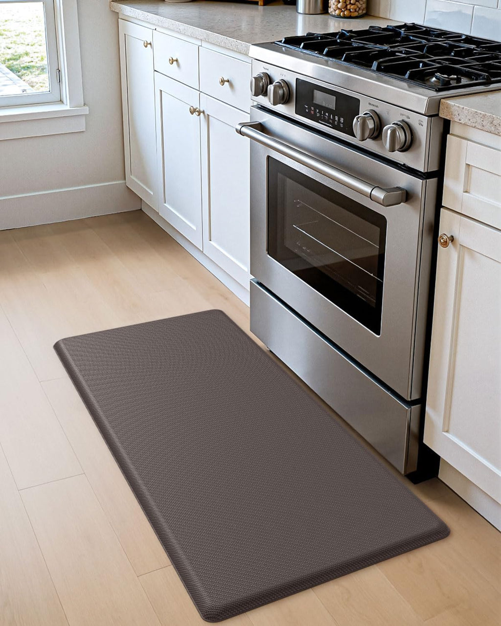 Cushioned Anti‑Fatigue Runner Mat 39x20 Brown