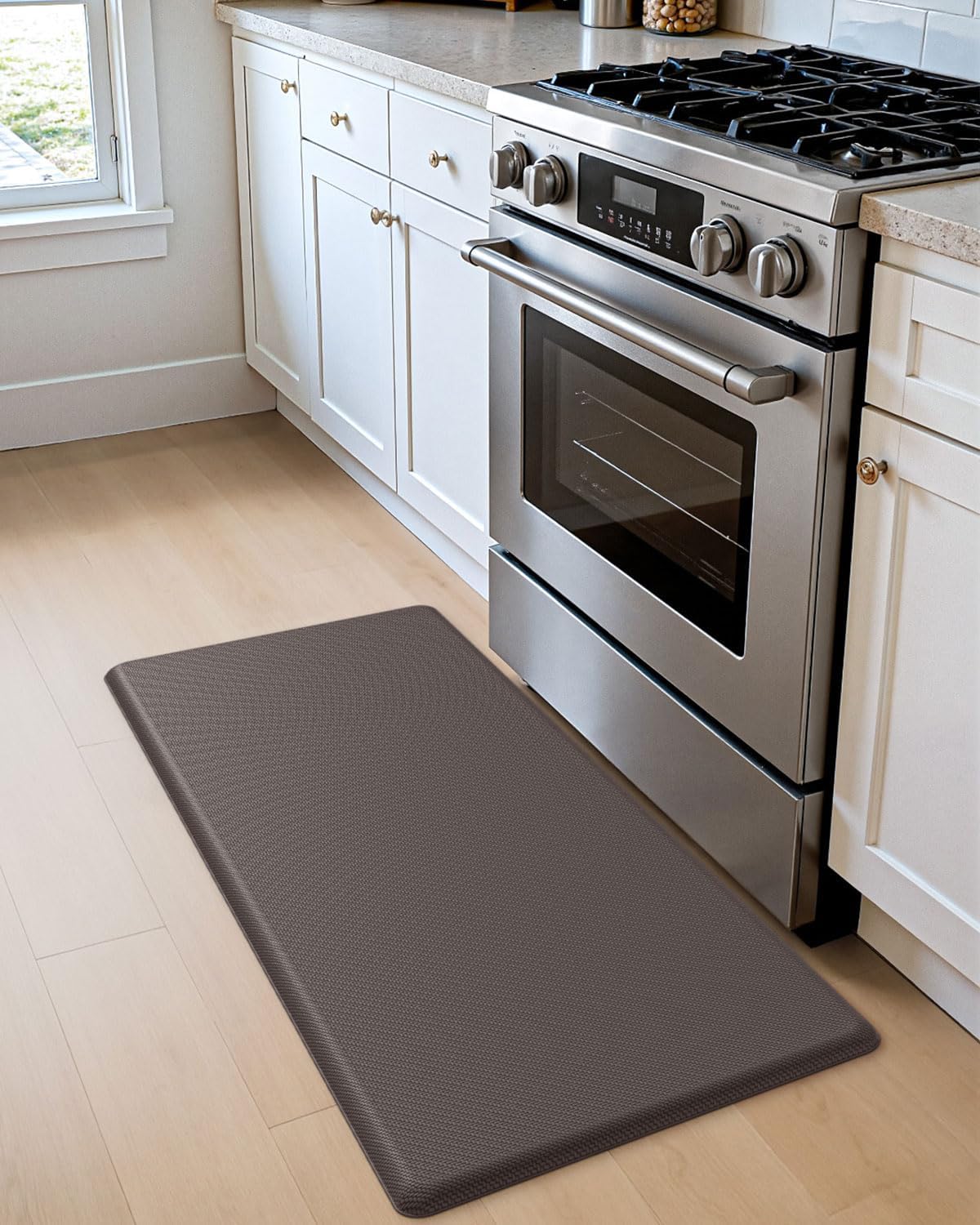 Cushioned Anti‑Fatigue Runner Mat 39x20 Brown