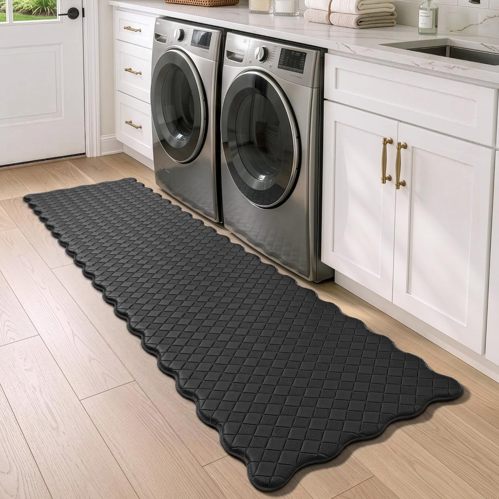 Cushioned Anti‑Fatigue Runner Mat 23x94 Black