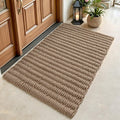 Woven Jute Door Mat 36x60 Light Taupe