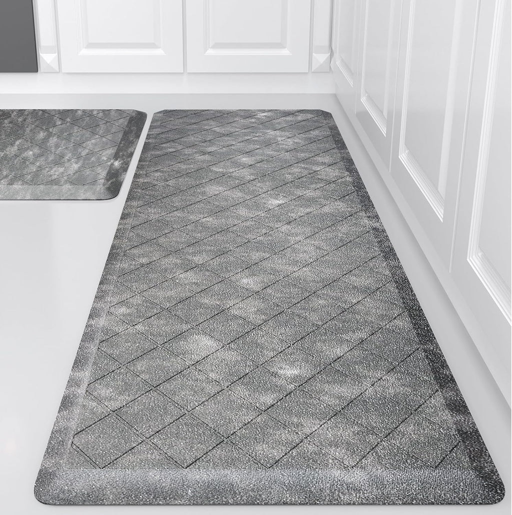 Anti‑Fatigue Kitchen Mats 1/2" Thick Gray