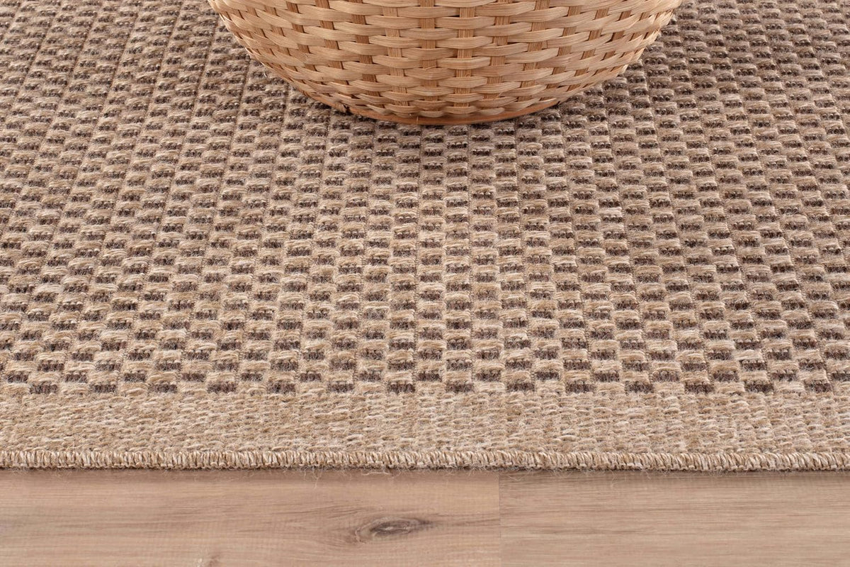 Boho Jute Indoor‑Outdoor Rug 4'x6' Natural