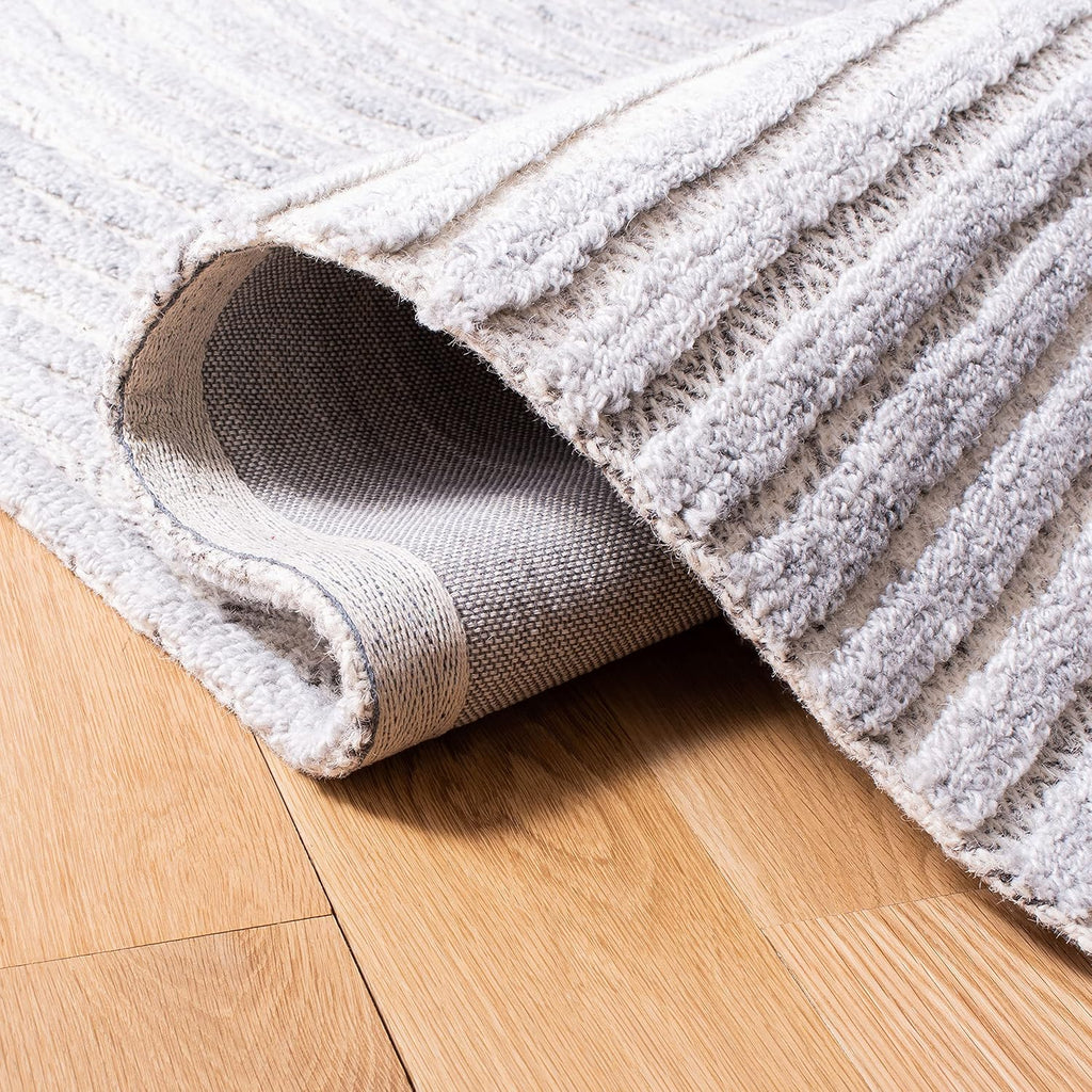2'3"x16' Grey Wool Runner Rug